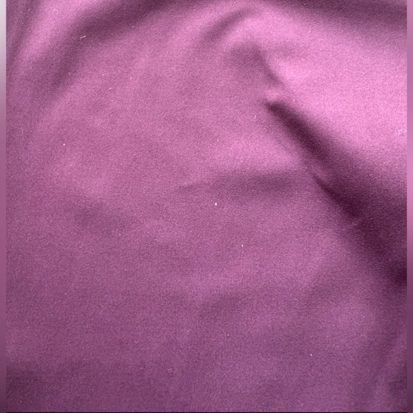 Lululemon Wunder Under High Rise Crop 21” Maroon Burgundy Size 10 - Picture 7 of 7